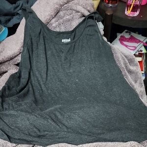 Old Navy Gray Oversized Sleeveless Tank Top